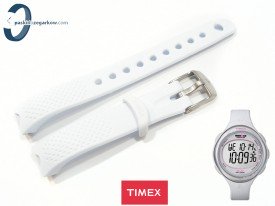 Pasek Timex T5K601 gumowy biały