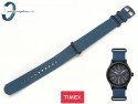 Pasek Timex Weekender TW4B04800 20 mm niebieski