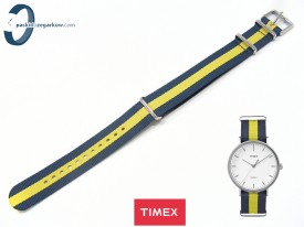 Pasek Timex Weekender TW2P90800 20 mm zielono-granatowy
