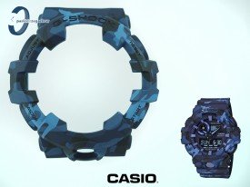 Bezel Casio GA-700CM-2A, GA-700 , GA-710 wzór moro niebieskie