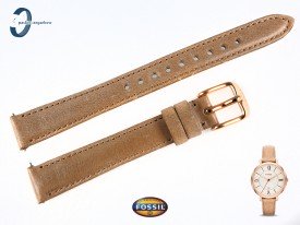 Pasek Fossil Jacqueline ES3487 skórzany beżowy 14 mm