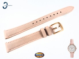 Pasek do zegarka Fossil Jacqueline ES4303 skórzany w kolorze pudrowy róż 14 mm