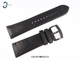 Pasek Emporio Armani AR2461 skórzany czarny 24 mm