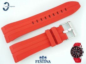 Pasek FESTINA F20376 silikonowy czerwony