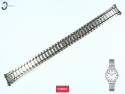Bransoleta Timex TW2P78500 stalowa stretch w kolorze srebrnym