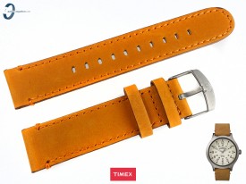 Pasek Timex TW4B06500 skórzany jasny brązowy 20 mm