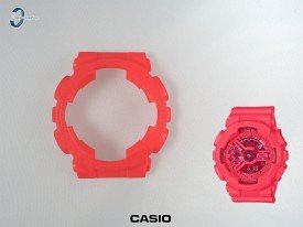 Bezel Casio GMA-S110VC-4A, GMA-S110 czerwony koralowy