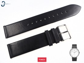 Pasek Timex TW2R26300 skórzany czarny 20 mm