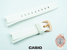 Pasek Casio MSG-S200G-7A, MSG-S200G biały