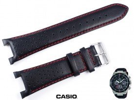 Pasek Casio Edifice EFS-S520CBL czarny skórzany