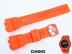 Pasek Casio GBA-800-4A, GBA-800 pomarańczowy