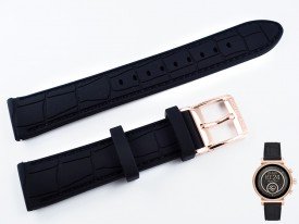 Pasek do zegarka Michael Kors MKT5069 czarny silikonowy 18 mm