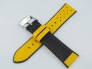 Pasek MORELLATO FLYBOARD skórzano-gumowy żółty 22 mm