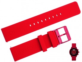 Pasek do zegarka Michael Kors MKT5073 czerwony 20 mm