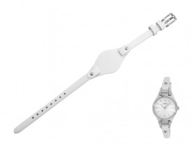 Pasek do zegarka Fossil Georgia Mini ES3267 biały