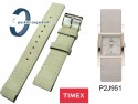 Timex - T2J951 - Pasek skórzany, beżowy