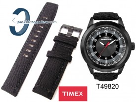 T49820 - Pasek Timex czarny 22mm