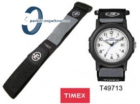 T49713 - Pasek Timex - materiałowy - zapinany na rzep