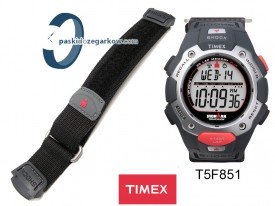 Pasek Timex do modelu - T5F851 - materiałowy - zapinany na rzep
