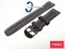 T42351 - Pasek skórzany Timex - Czarny 20mm