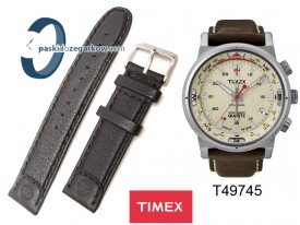 T49745 - Pasek Timex - czarny - 20mm