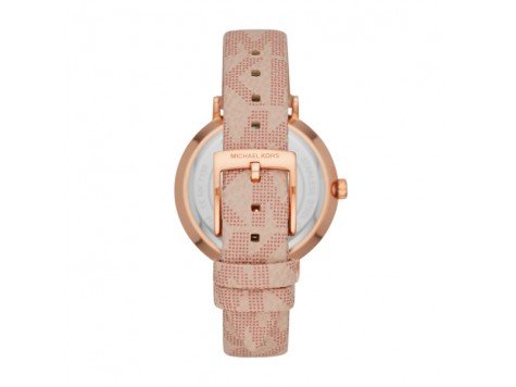 Pasek do zegarka Michael Kors MK7130 różowy skórzany 16 mm