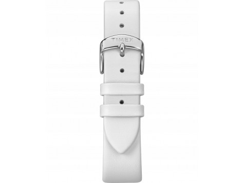 Pasek do zegarka Timex TW2R66500 18 mm skórzany biały