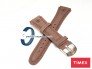 T47012 - Paasek skórzany Timex - 20mm - brązowy