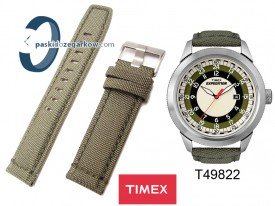 T49822 - Pasek Timex - 22mm - zielony
