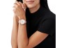 Pasek do zegarka Michael Kors MK2741 skórzany pudrowy róż 18 mm