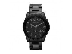 Bransoleta do zegarka ARMANI EXCHANGE AX1326 AX2093 stalowa czarna oryginał