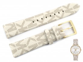 Pasek do zegarka Michael Kors MK2858 skórzany wzór 18 mm