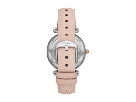 Pasek Fossil ES4484 skórzany jasny róż nude 16 mm