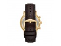 Pasek Fossil FS5763 brązowy 22 mm złota klamra