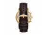 Pasek Fossil FS5763 brązowy 22 mm złota klamra