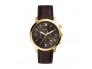 Pasek Fossil FS5763 brązowy 22 mm złota klamra