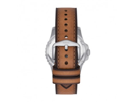 Pasek do zegarka Fossil FS5946 skórzany brązowy 22 mm
