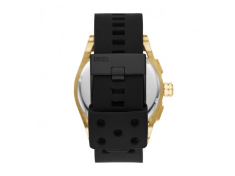 Czarny silikonowy pasek do zegarka Diesel DZ4546 26 mm