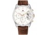 Brązowy skórzany pasek do zegarka Tommy Hilfiger TH 1710450 22 mm 679302619