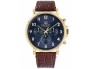 Brązowy skórzany pasek do zegarka Tommy Hilfiger TH 1710380 22 mm 679302326