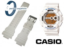 Pasek Casio GD-100, GD-110, GAC-100, G-8900 biały połysk