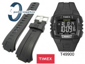 Pasek Timex T49900 gumowy czarny