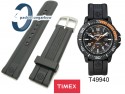 Pasek Timex T49940 gumowy czarny 22 mm