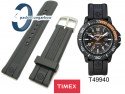 Pasek Timex T49940 gumowy czarny 22 mm