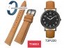 Pasek skórzany Timex - 20mm - jasny brąz - T2P222