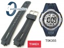 Pasek Timex do zegarka - T5K355 - granatowy