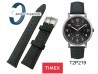 Pasek Timex - skórzany, 20mm, grafitowy - T2P219