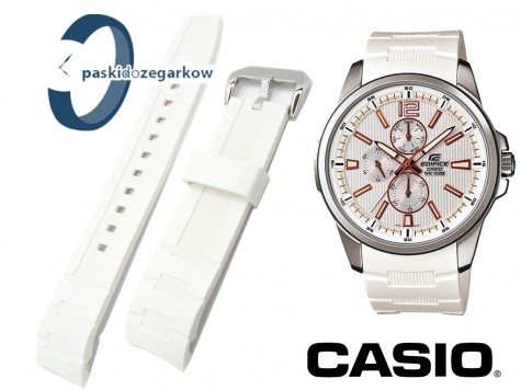 Pasek Casio - EF-343 - biały