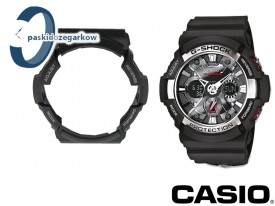 Bezel do Casio G-Shock GA-200 GA-201, GAS-100, GAW-100 czarny matowy
