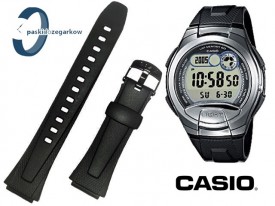 Pasek do zegarka Casio do modeli W-752 W-753 W-755 gumowy czarny